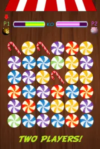 2 Players Game - Candy Match 3 Screen Shot 1