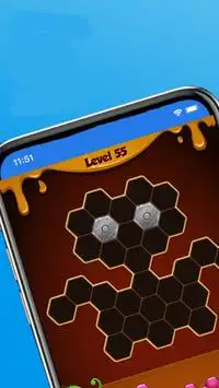 Hexa Block Puzzle Game. Block Hexagon Puzzle Screen Shot 1