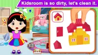 طفلة تنظيف المنزل - حافظ على نظافة منزلك Screen Shot 1