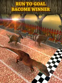 ديناصور سباق الحيوانات الأليفة الظاهري: T- ريكس Screen Shot 4