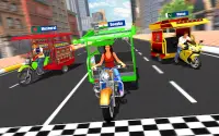 Indian Auto Rickshaw Tuk Tuk Driving Simulator 3D Screen Shot 2