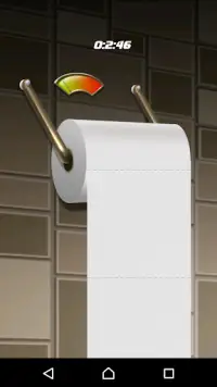 Toilet Paper Rolling Game Screen Shot 1