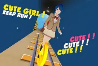 Anime Girl Subway Train Run Screen Shot 2