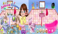 Barbie Bathroom Cleaner Girl Games Screen Shot 3