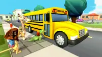 Baby Tom School Bus Driver 3D Screen Shot 1
