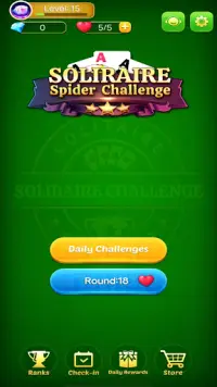 Solitaire: Spider Challenge Screen Shot 0