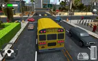 Simulador de conducción de autobuse escolares 2018 Screen Shot 5
