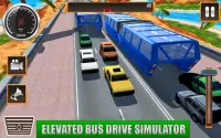 Elevated Transit Bus Sim:Futuristic Bus Driving Screen Shot 2