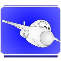 Super-aereo da colorare gioco Screen Shot 3