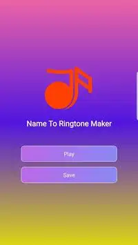Name To Ringtone Maker Screen Shot 3