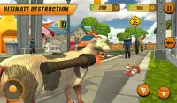 NY City Crazy Angry Goat - Animale selvatico Screen Shot 7