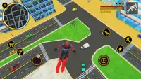Flying Spider Super Hero - Vegas Crime City Battle Screen Shot 8