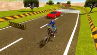 Спорткар против мотогонок: экстремальные треки 3D Screen Shot 1