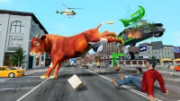 Angry Wild Bull Racing Game Screen Shot 1