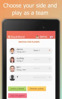 Rackword - Online word game Screen Shot 9
