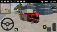 Fire Truck Simulator Screen Shot 2