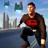 Superhero crime city rescue mission
