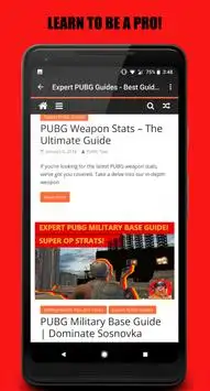 Guide For PUBG Mobile - Stats, Tips, Merch & More Screen Shot 6