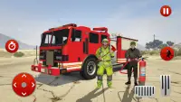Firefighter Fire Truck Games Screen Shot 2