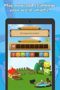 Word Jumble Farm: Free Anagram Word Scramble Game Screen Shot 8