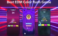 Color Hop Tiles-Musik Rush-Spiel Screen Shot 0
