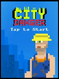 City Danger: Reflex Throw Retro Arcade Screen Shot 7