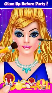 Prom Party Fashion Doll Salon Dress Up Game Screen Shot 1