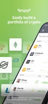 eToro - Smart crypto trading made easy Screen Shot 0