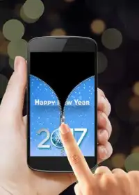 Новый год 2015 Zipper Screen Shot 2
