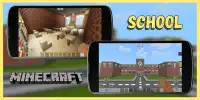 Escuela y Vecindario - mapa Minecraft (MCPE) Screen Shot 2