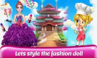 👸💄 Doll Makeover & dress up - doll cakes games🎂 Screen Shot 2