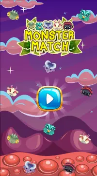 Monster Match:لعبة لغز التوصيل Screen Shot 0