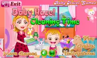 Baby Hazel Cleaning Time Screen Shot 2