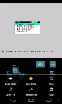 USP - ZX Spectrum Emulator Screen Shot 3