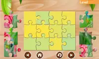 Flower jigsaw puzzles for free Screen Shot 4