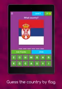 Guess the country by flag Screen Shot 5