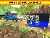 Tuk Tuk Auto Rickshaw - Off Road Drive Sim Screen Shot 6