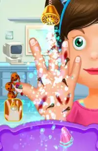 Médico de la mano juego niños Screen Shot 6