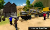 Trasporto camion fuori strada collina avventura 3D Screen Shot 0