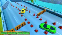 Highway Crash Stunts: Rennmeister 3D Screen Shot 1