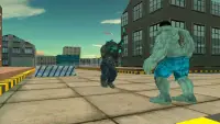 Monster Hunk Hero City Battle Screen Shot 2