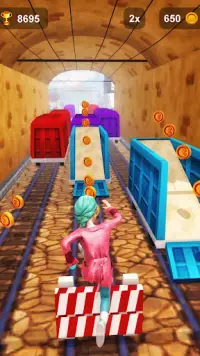Royal Princess Subway Run : Endless Runner Game Screen Shot 3