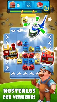 Traffic Jam Cars Puzzle - Match 3 Game Screen Shot 3