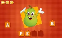 Fruits and vegetables spelling Screen Shot 1