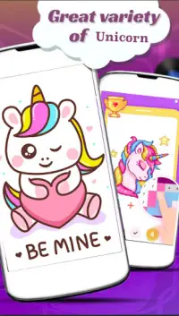 Unicorn Coloring - Pony Color by Number Screen Shot 17