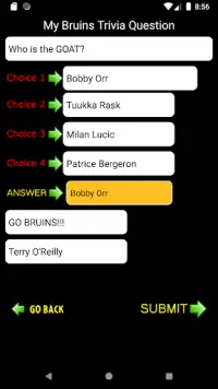 Trivia & Schedule Bruins Fans Screen Shot 5