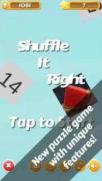 Shuffle it Right - puzzle game 😃 Screen Shot 0