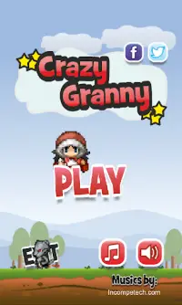 Crazy Granny - Object dropper Screen Shot 10