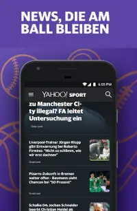 Yahoo Sport Screen Shot 1