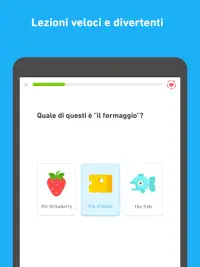 Impara l'inglese con Duolingo Screen Shot 1